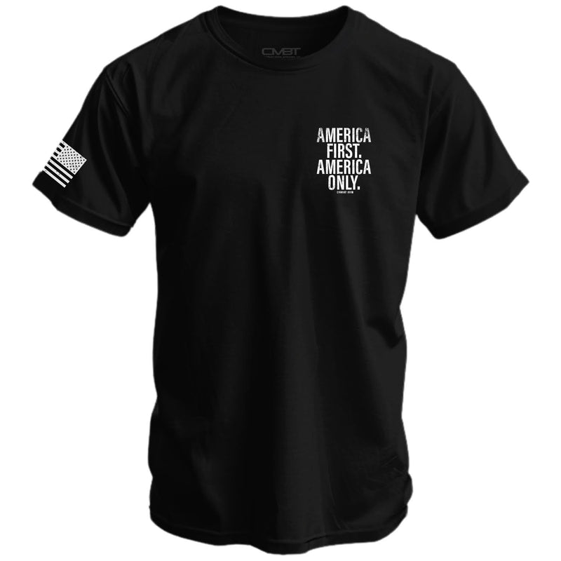 Load image into Gallery viewer, America First. American Only. Men's T-Shirt
