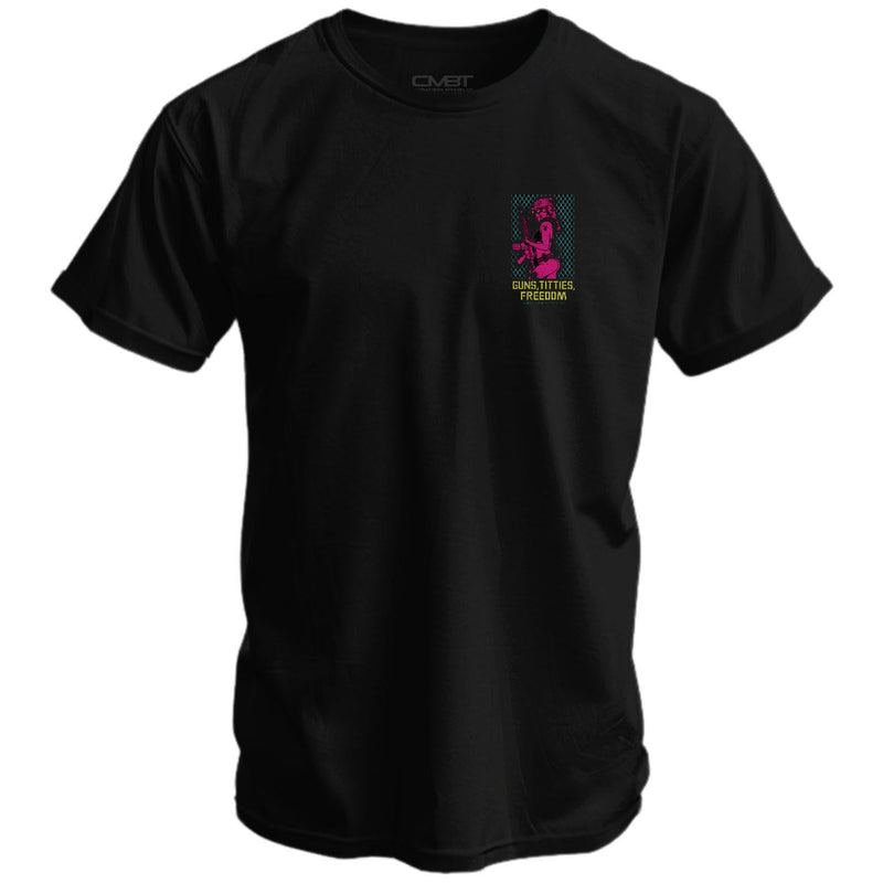 Load image into Gallery viewer, Guns, Titties, Freedom: Tactical Temptation Men's T-Shirt
