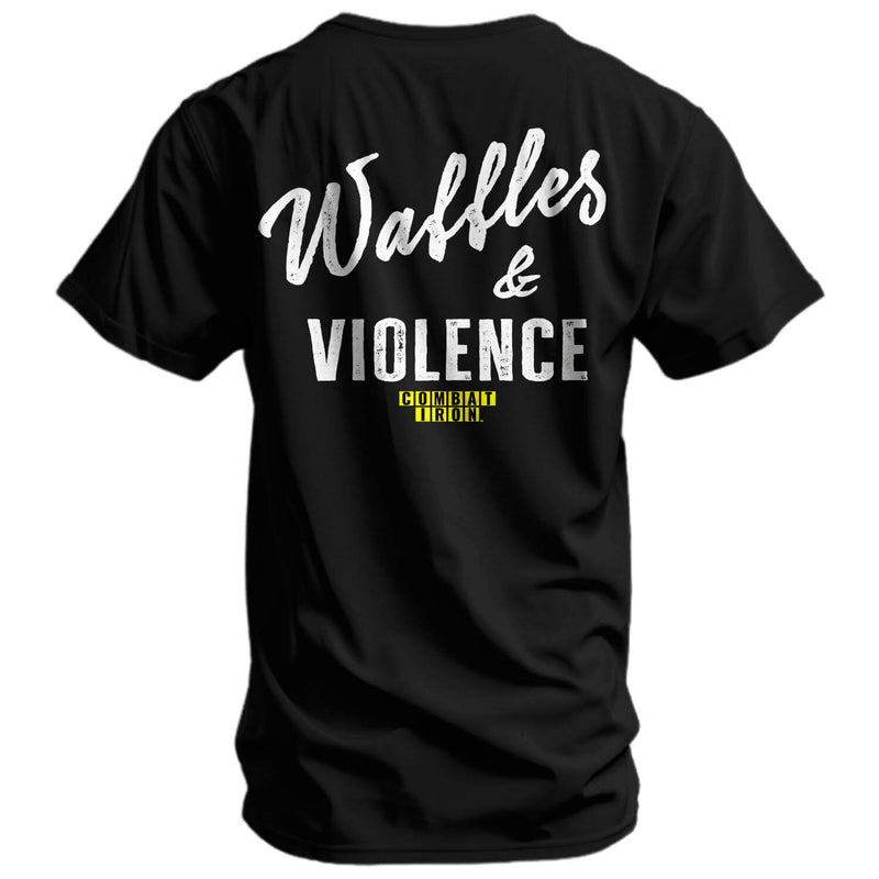 Load image into Gallery viewer, Waffles &amp; Violence Men's T-Shirt
