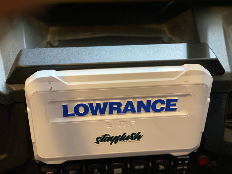 Load image into Gallery viewer, Polaris RZR Turbo S Lowrance Elite FS7 GPS Mount (2018–2022)
