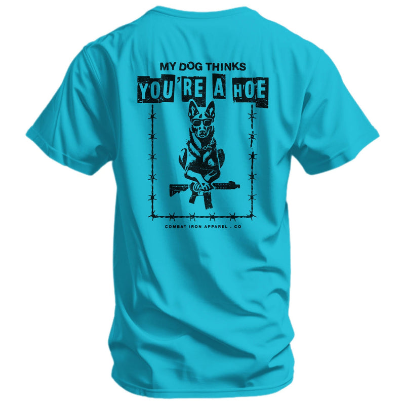 Load image into Gallery viewer, My Dog Thinks You're A Hoe Men's T-Shirt
