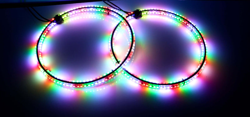 Load image into Gallery viewer, Apollo RGB Wheel Lights Kit - Set of 4 (Harness Included)
