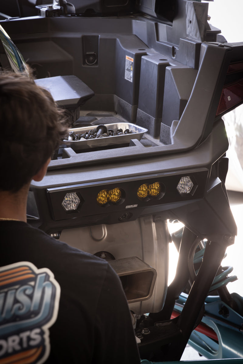 Load image into Gallery viewer, StayFlush Polaris Pro/R Billet Chase Light Mount
