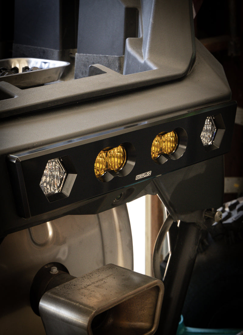 Load image into Gallery viewer, StayFlush Polaris Pro/R Billet Chase Light Mount
