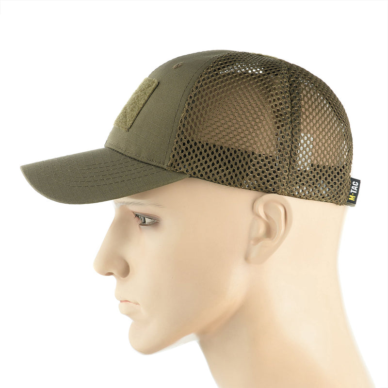 Load image into Gallery viewer, M‑Tac Baseball Cap Mesh Flex Ripstop with Loop Panel
