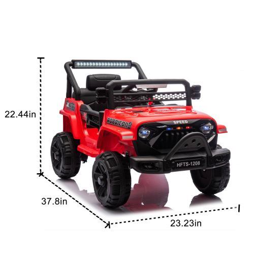 Load image into Gallery viewer, 12V Kids Electric Ride-On Car with Power Wheels and LED Lights
