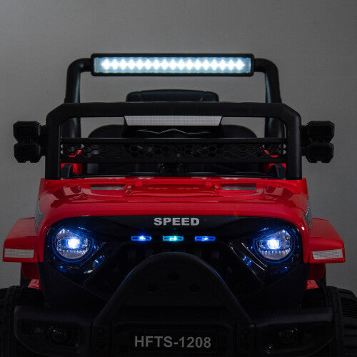 Load image into Gallery viewer, 12V Kids Electric Ride-On Car with Power Wheels and LED Lights
