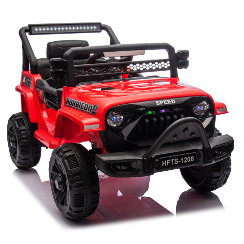 Load image into Gallery viewer, 12V Kids Electric Ride-On Car with Power Wheels and LED Lights
