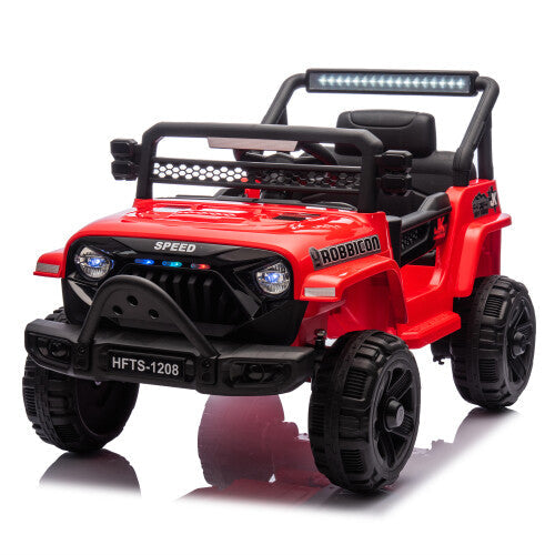 Load image into Gallery viewer, 12V Kids Electric Ride-On Car with Power Wheels and LED Lights
