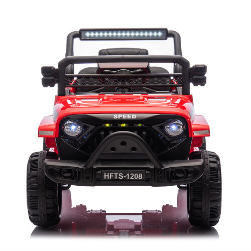 Load image into Gallery viewer, 12V Kids Electric Ride-On Car with Power Wheels and LED Lights
