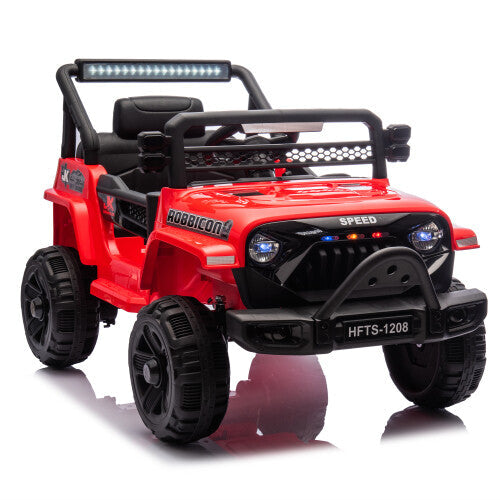 Load image into Gallery viewer, 12V Kids Electric Ride-On Car with Power Wheels and LED Lights
