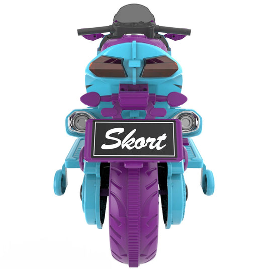 12V Electric Kids Ride-On Dirt Bike with Training Wheels in Mixed Colors