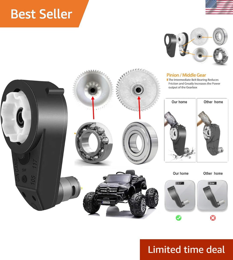 Load image into Gallery viewer, 24V RS555 High Torque Motor with 30000RPM Gearbox for Power Wheels Upgrade
