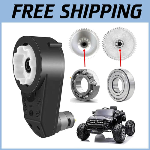 12V Ride-On Toy for Kids with 550 Motor, Gearbox, and 40000 RPM Power Boost