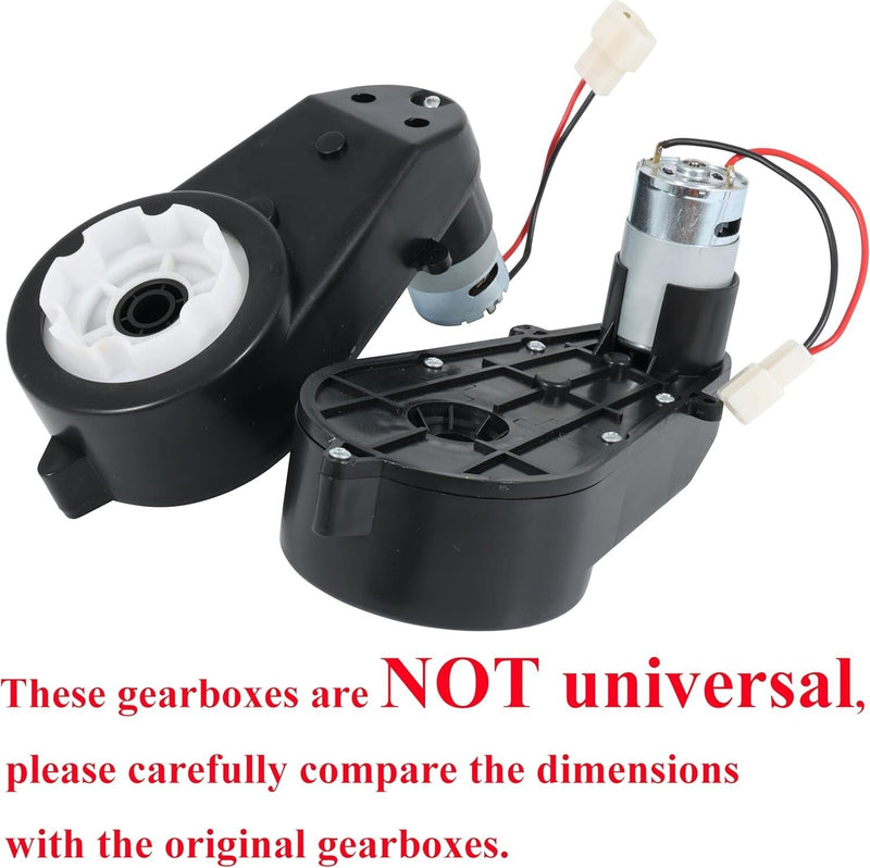 Load image into Gallery viewer, 12V 550 Gearbox Set of 2 for High-Speed Kids Electric Vehicles Upgrade
