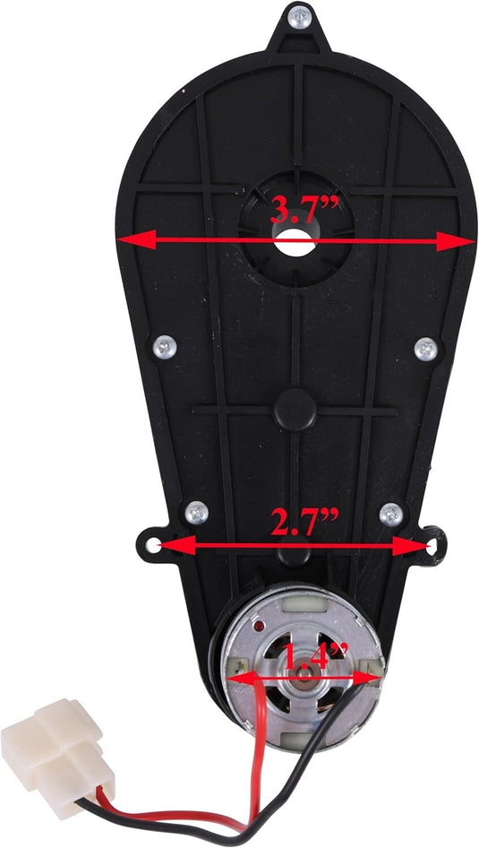 12V 550 Gearbox Set of 2 for High-Speed Kids Electric Vehicles Upgrade