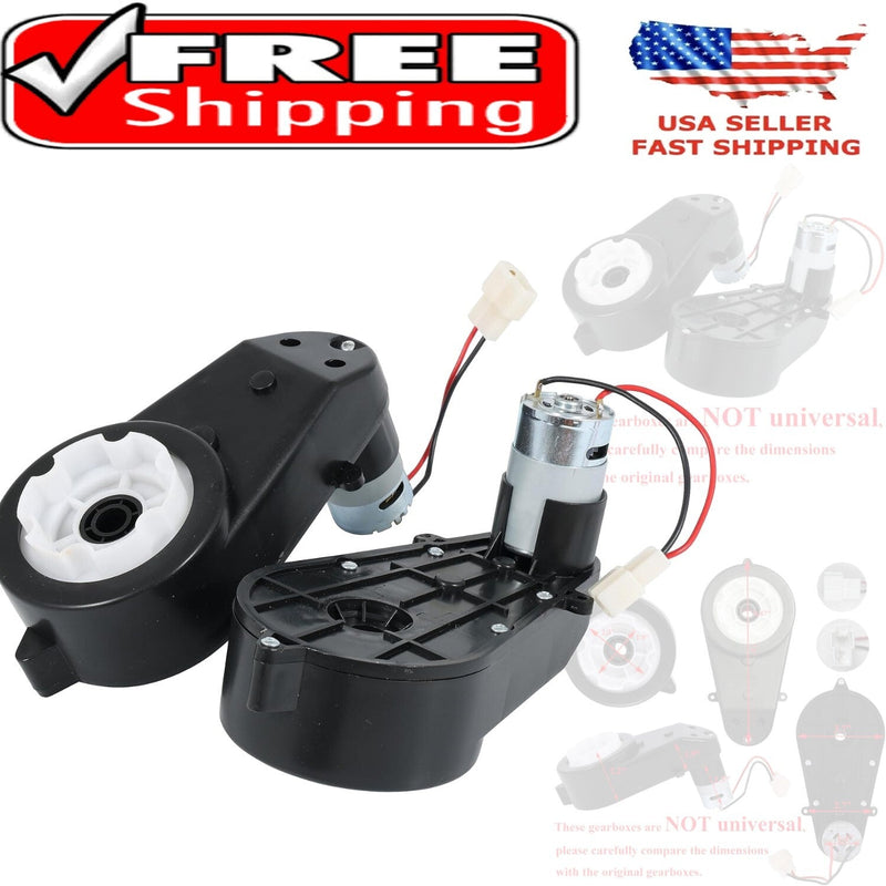 Load image into Gallery viewer, 12V 550 Gearbox Set of 2 for High-Speed Kids Electric Vehicles Upgrade
