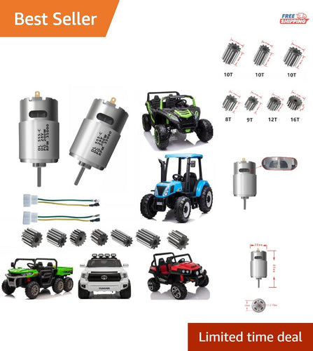 Kids Ride-On Car 2-Piece Set with 24V High-Speed RS555 Motor Drive