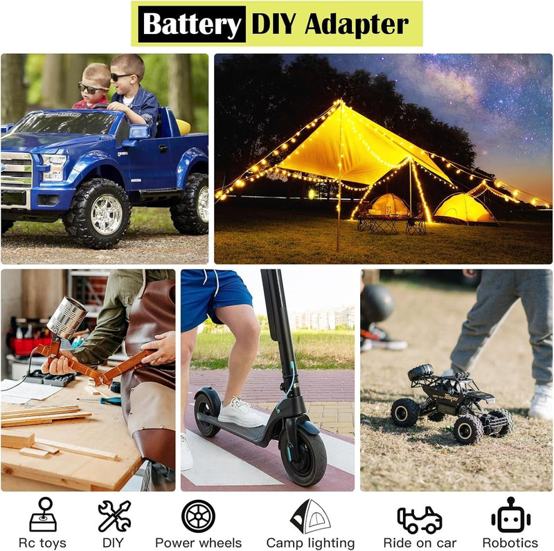 Load image into Gallery viewer, 18V Power Wheels Adapter for RC Toys with Enhanced Safety Features
