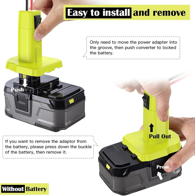 Load image into Gallery viewer, 18V Power Wheels Adapter for RC Toys with Enhanced Safety Features
