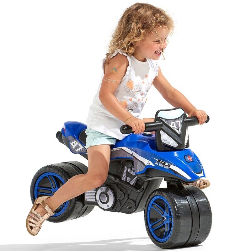 Load image into Gallery viewer, Upgrade Your Ride with FALK Rider Racing Blue Wide Wheels - Now Available!

