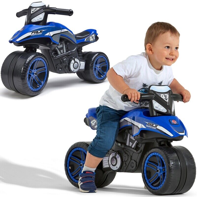 Load image into Gallery viewer, Upgrade Your Ride with FALK Rider Racing Blue Wide Wheels - Now Available!
