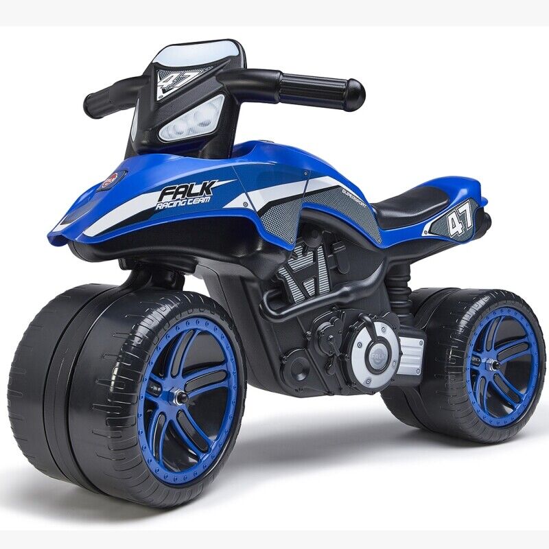 Load image into Gallery viewer, Upgrade Your Ride with FALK Rider Racing Blue Wide Wheels - Now Available!
