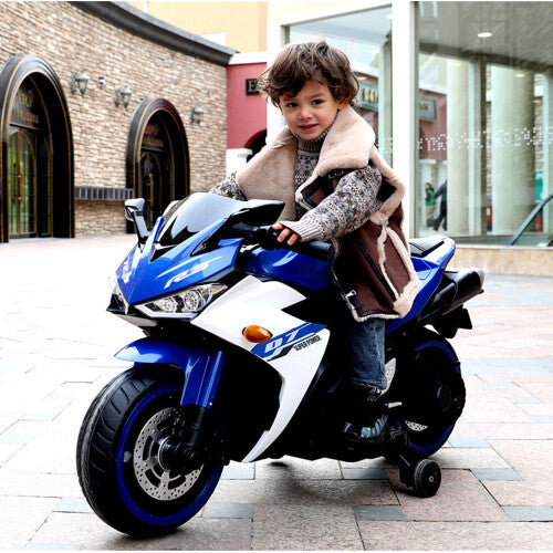 Load image into Gallery viewer, 2024 Kids 12V Electric Ride-On Dirt Bike with Training Wheels for Children
