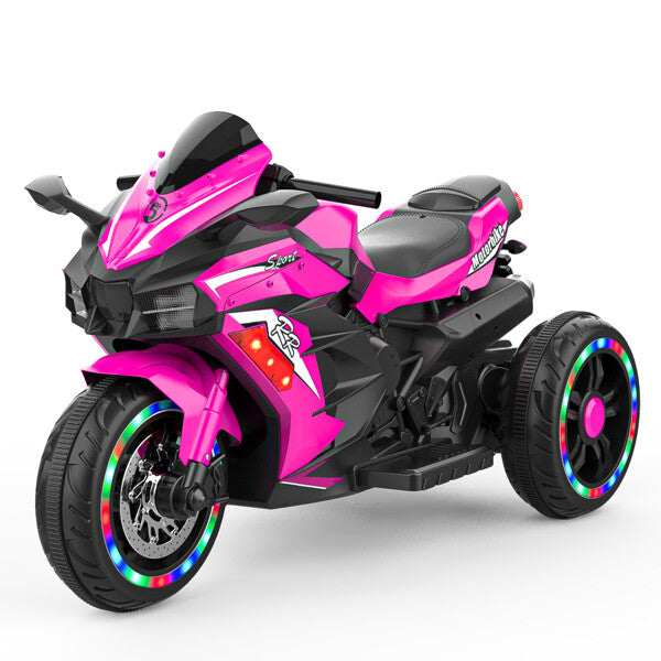 Load image into Gallery viewer, 12V Electric Kids Ride-On Dirt Bike with 3 Wheels and Built-In Music
