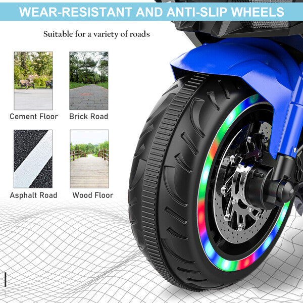 Load image into Gallery viewer, 12V Electric Kids Ride-On Dirt Bike with 3 Wheels and Built-In Music
