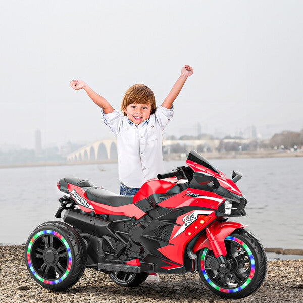 Load image into Gallery viewer, 12V Electric Kids Ride-On Dirt Bike with 3 Wheels and Built-In Music

