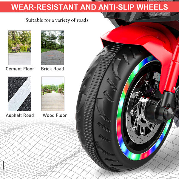 Load image into Gallery viewer, 12V Electric Kids Ride-On Dirt Bike with 3 Wheels and Built-In Music
