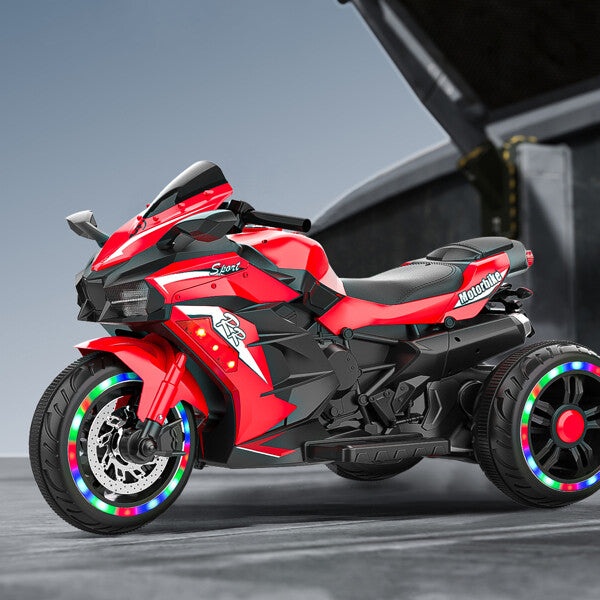 Load image into Gallery viewer, 12V Electric Kids Ride-On Dirt Bike with 3 Wheels and Built-In Music
