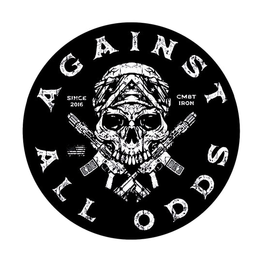 Against All Odd's Skull Decal