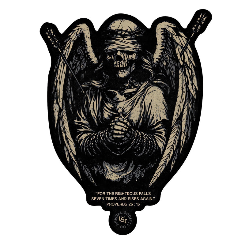 Load image into Gallery viewer, The Righteous Falls Seven Times | Proverbs Decal
