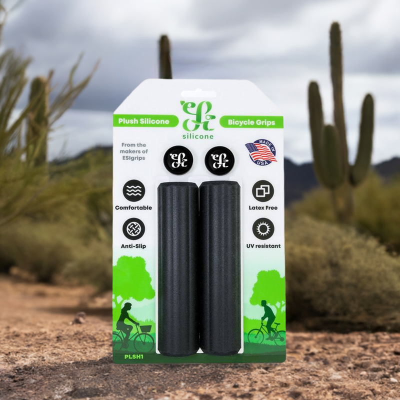 Load image into Gallery viewer, Plush Silicone Bicycle Grips
