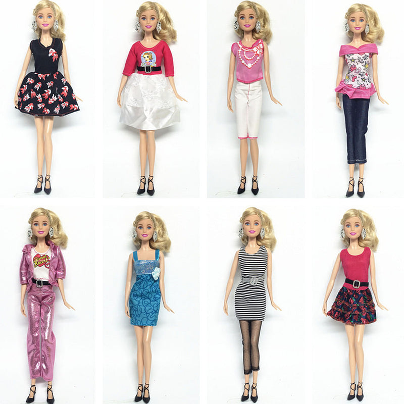 Load image into Gallery viewer, Handmade Casual and Elegant Dress Set for 11&quot; Bobbi Doll – 3 or 5 Pieces
