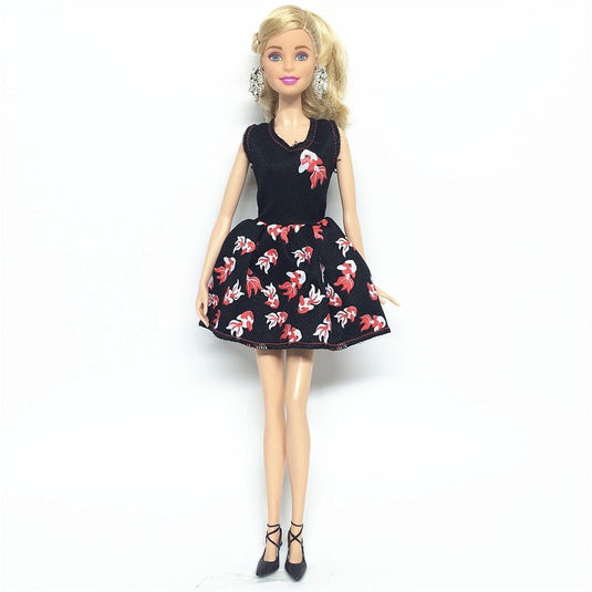 Handmade Casual and Elegant Dress Set for 11" Bobbi Doll – 3 or 5 Pieces