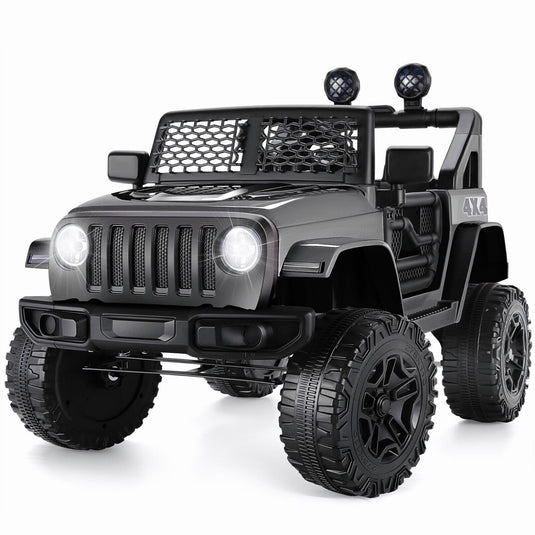 Electric Kids Ride-On Jeep Car with 12V/24V Power Wheels, Music, and Remote Control
