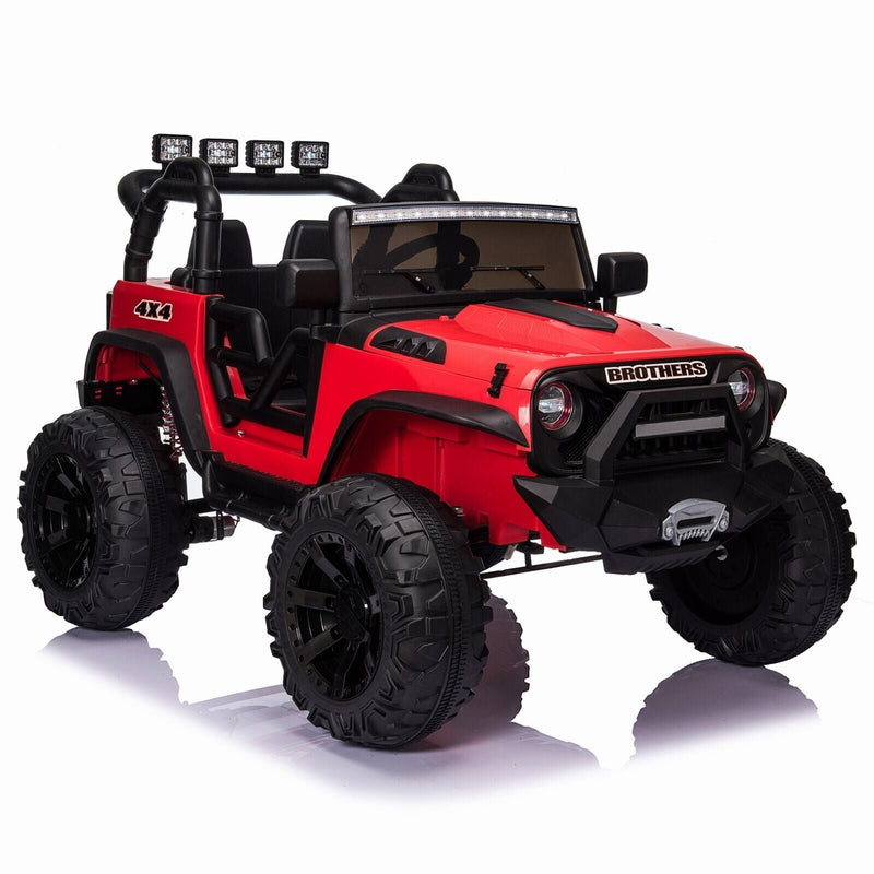 Load image into Gallery viewer, Electric Kids Ride-On Jeep Car with 12V/24V Power Wheels, Music, and Remote Control
