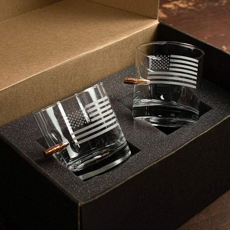 Load image into Gallery viewer, US Flag Rocks Glass - 11oz
