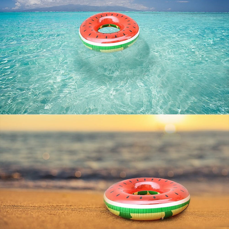 Load image into Gallery viewer, Giant Inflatable Watermelon Pool Float Raft for Kids Swimming and Play
