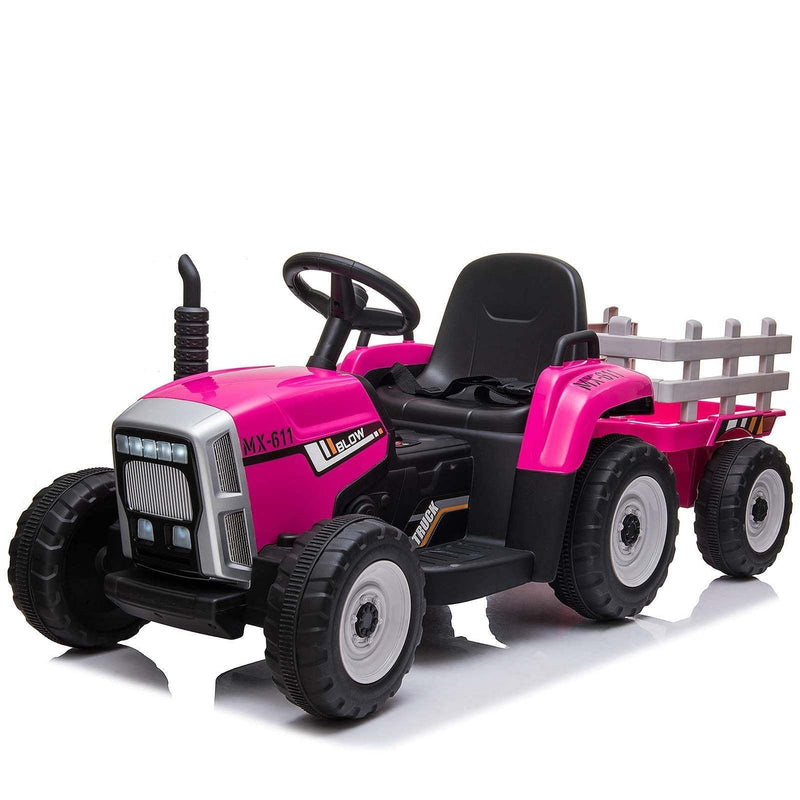 Load image into Gallery viewer, 12V Kids Electric Ride-On Tractor Battery Powered 35W Rose
