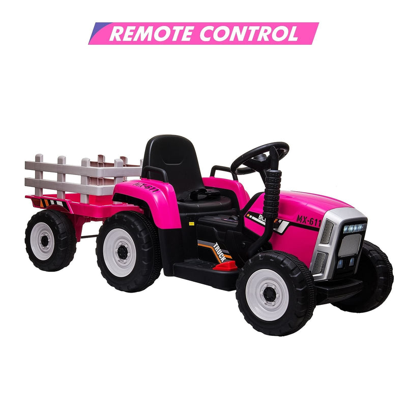 Load image into Gallery viewer, 12V Kids Electric Ride-On Tractor Battery Powered 35W Rose
