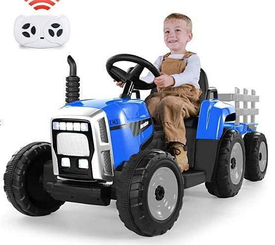 Load image into Gallery viewer, 12V Kids Electric Ride-On Tractor Battery Powered 35W Rose
