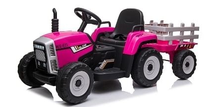 Load image into Gallery viewer, 12V Kids Electric Ride-On Tractor Battery Powered 35W Rose

