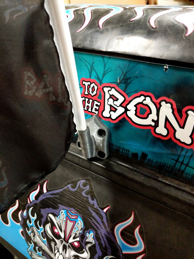 Load image into Gallery viewer, 24V Mountable Jolly Roger Pirate Flag for Ride-On Grave Digger Toy
