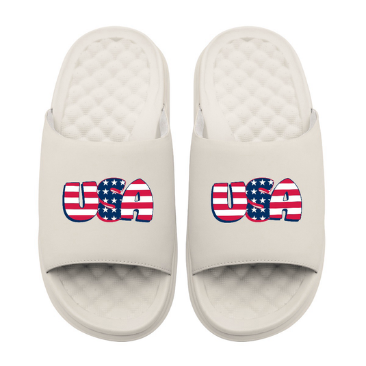 USA Flag Wordmark Motive