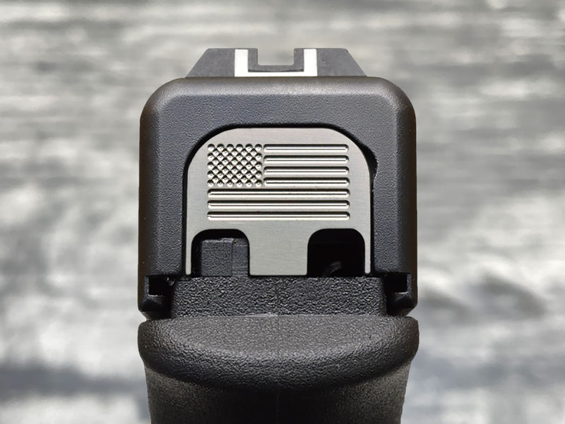 Load image into Gallery viewer, Milspin USMC Glock Slide Back Plates (Most Popular)
