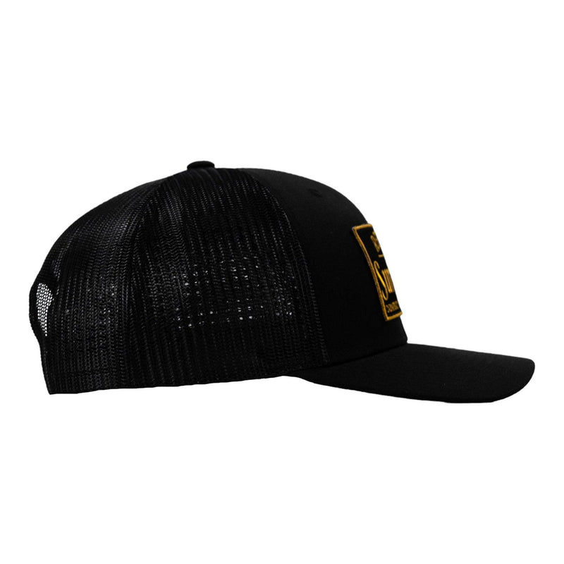 Load image into Gallery viewer, Refuse To Surrender Black/Gold Patch Snapback HAT
